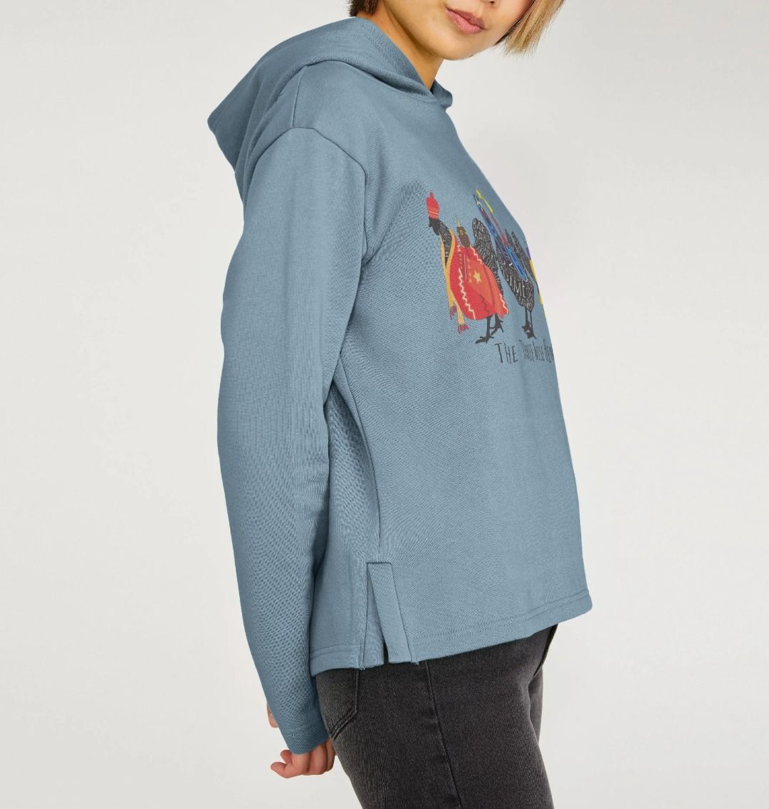Women's Hoodie- Bob Mortimer Three Wise Hens