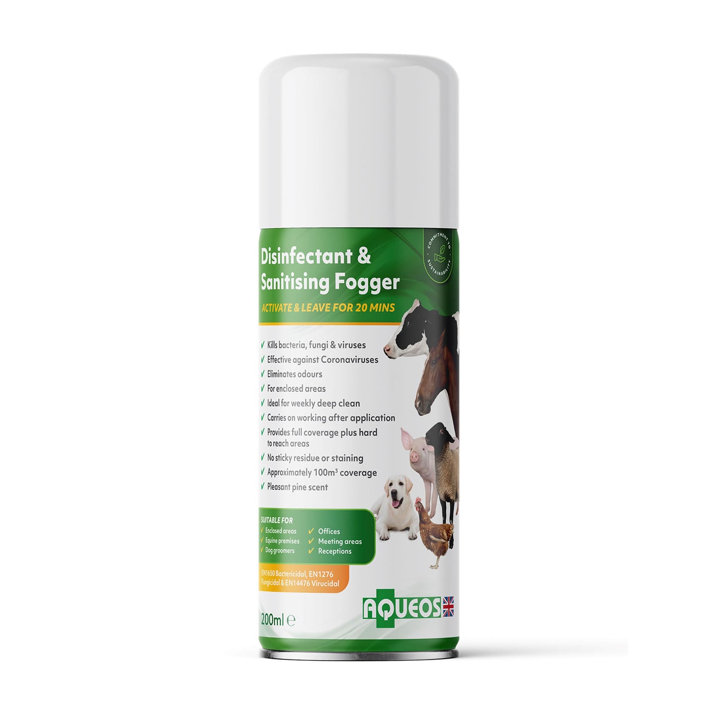 Aqueous Disinfectant & Sanitising Fogger