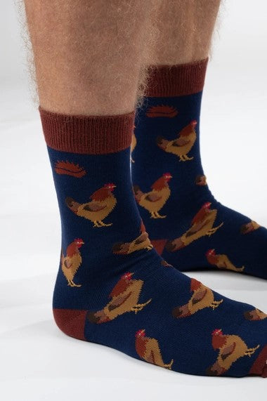 Hedgy Socks Adults Bamboo Chicken Socks