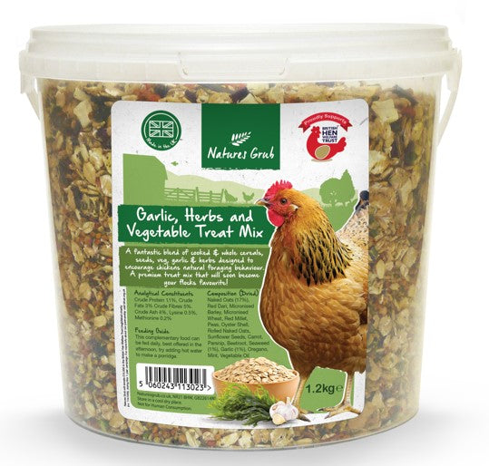 Natures Grub Garlic, Herbs & Vegetable Treat Mix