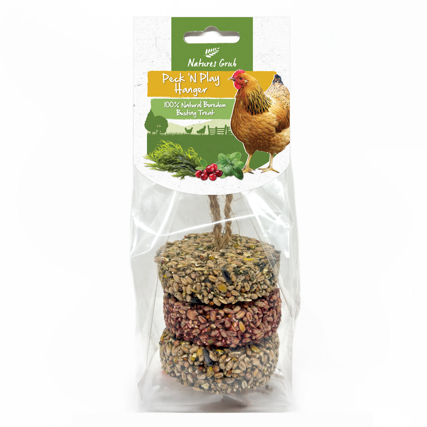Natures Grub Peck 'N' Play Hanging Treat