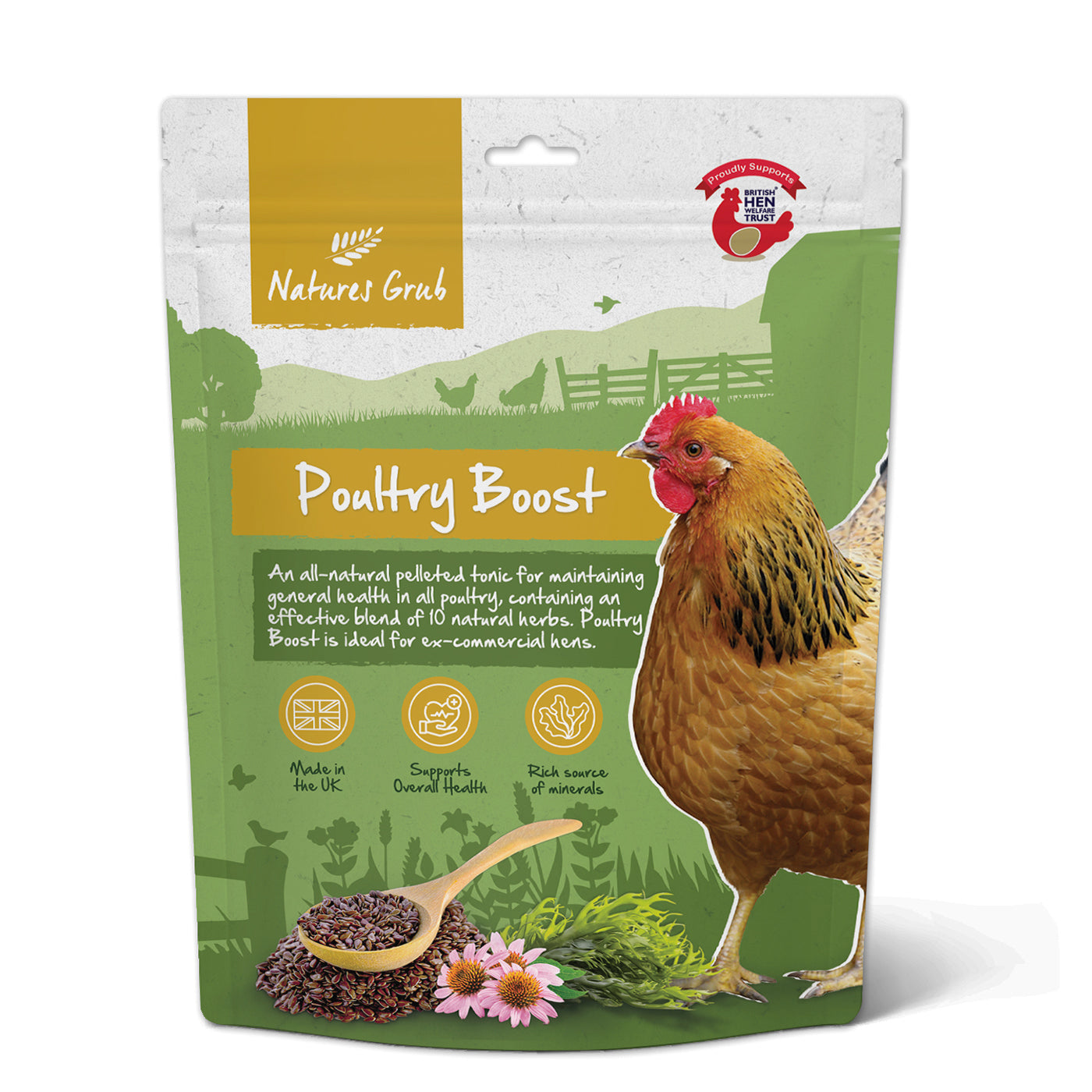 Natures Grub Poultry Boost - Herbal Tonic