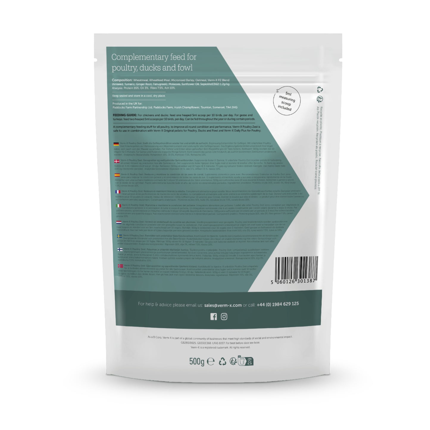 Verm-X Poultry Zest Pellets