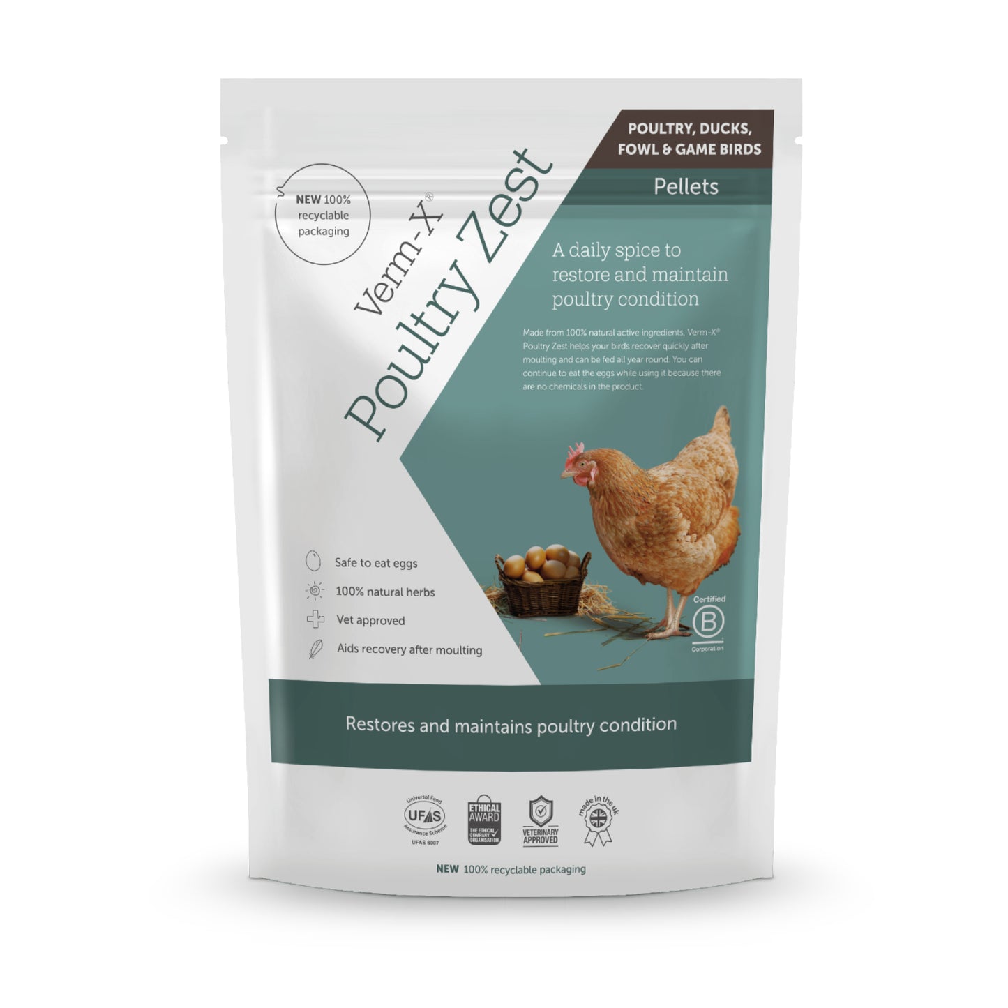 Verm-X Poultry Zest Pellets