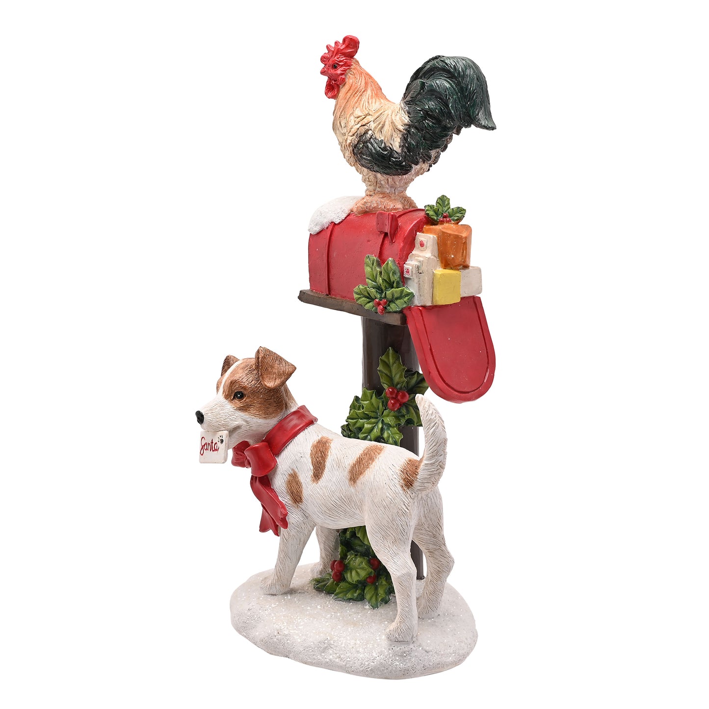 The Seasonal Gift Co Christmas Dog and Chicken