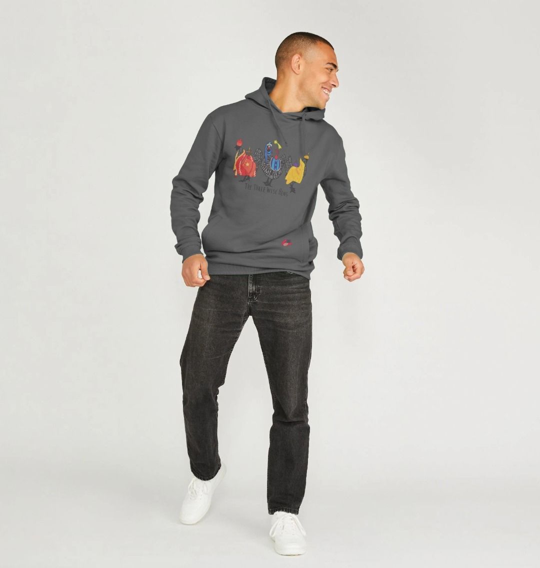 Men's Hoodie- Bob Mortimer Three Wise Hens