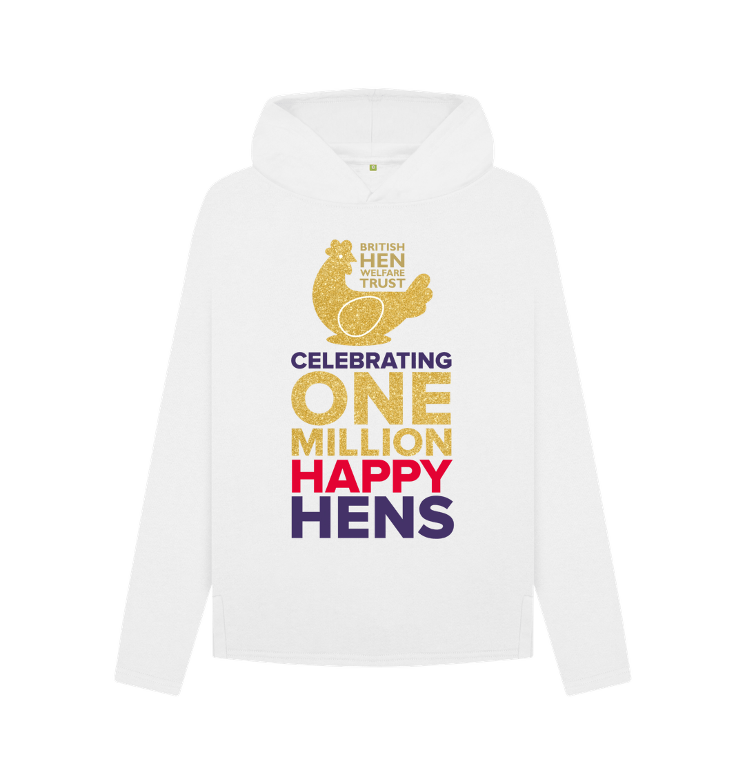 White Ladies Celebrating One Million Happy Hens Hoodie