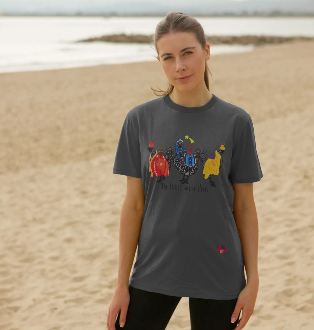 Unisex Short Sleeve T-Shirt - Bob Mortimer Three Wise Hens