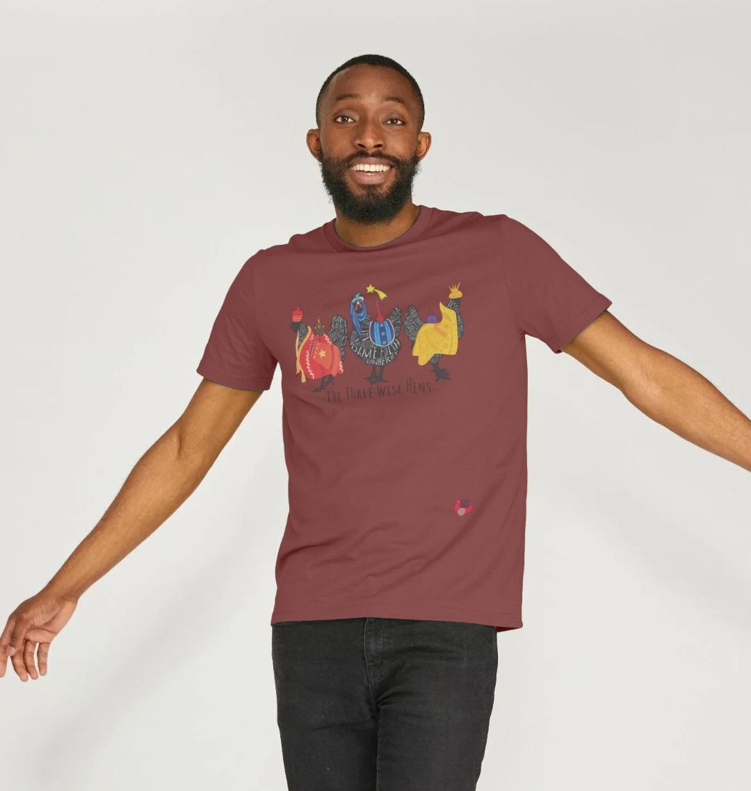 Unisex Short Sleeve T-Shirt - Bob Mortimer Three Wise Hens
