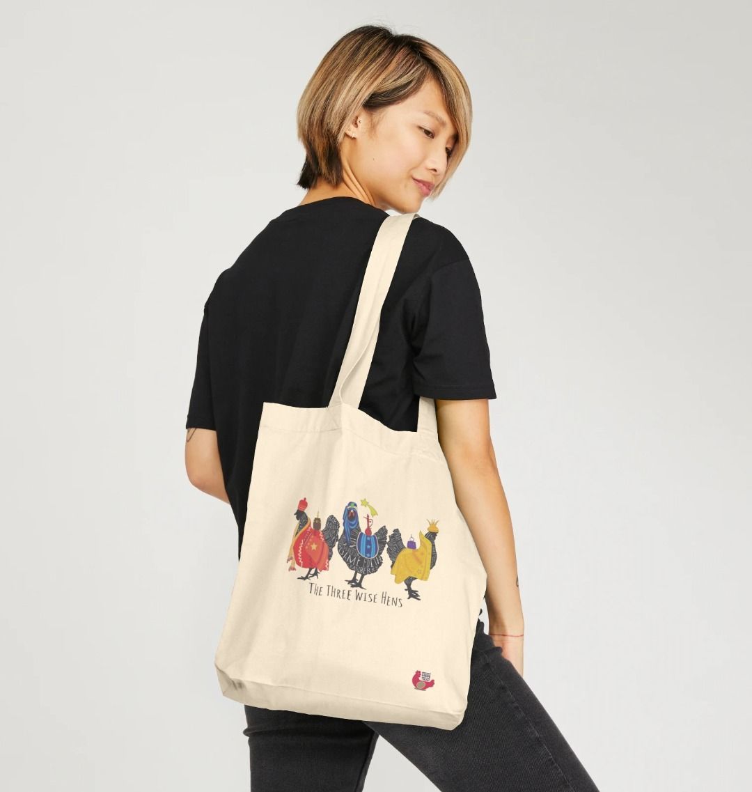Tote Bag - Bob Mortimer Three Wise Hens