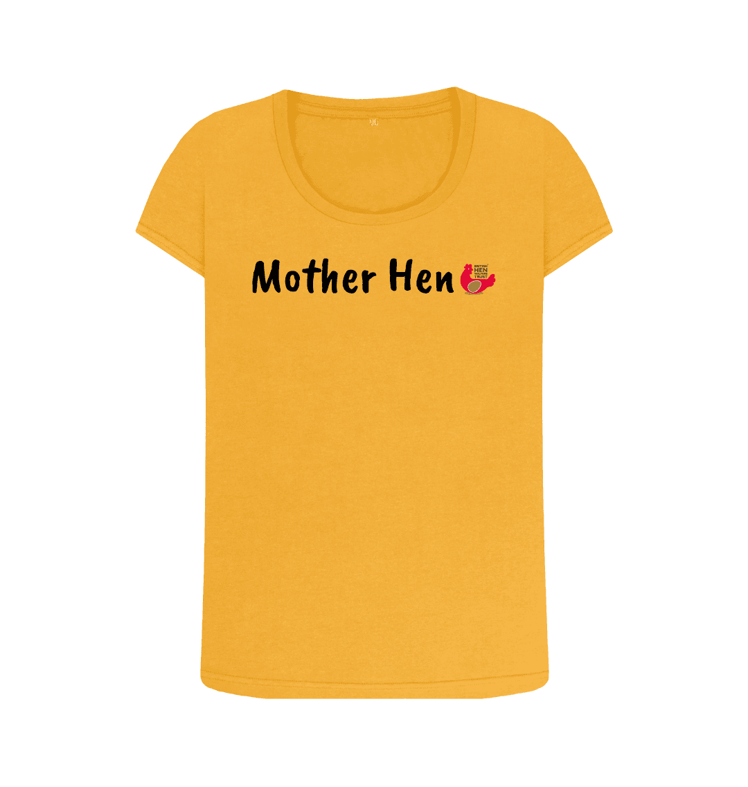 Mustard Printed T-shirt Front