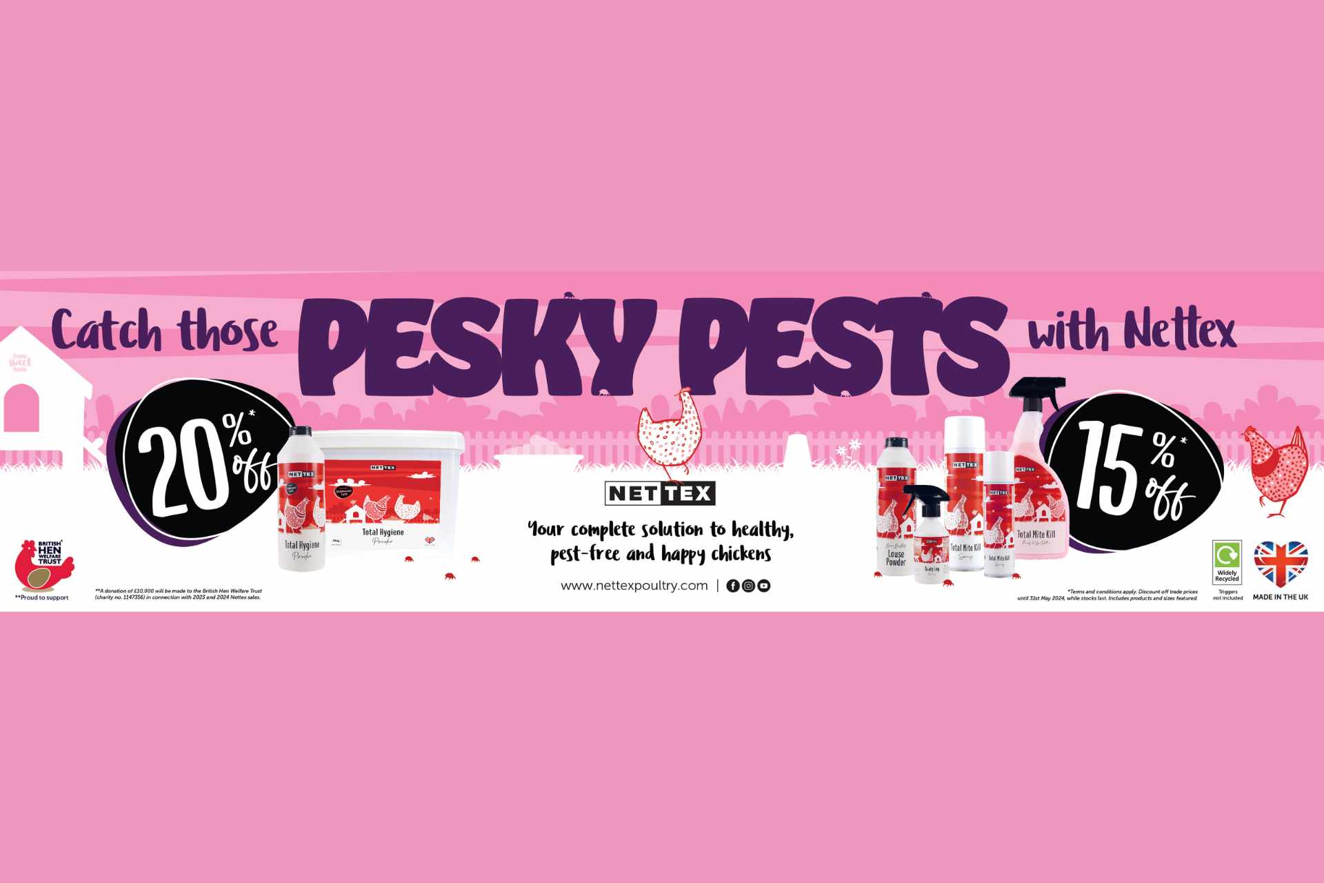 Nettex Pesky Pests banner