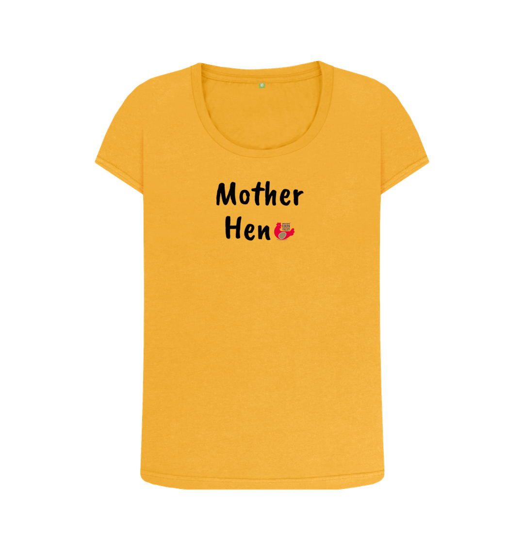 Mustard Printed T-shirt Front