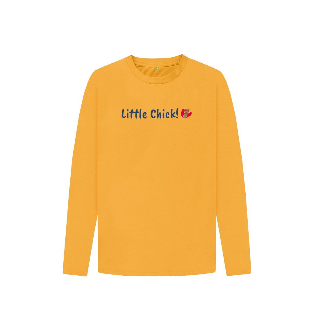 Mustard Little Chick! Kids Unisex Long Sleeve T-Shirt