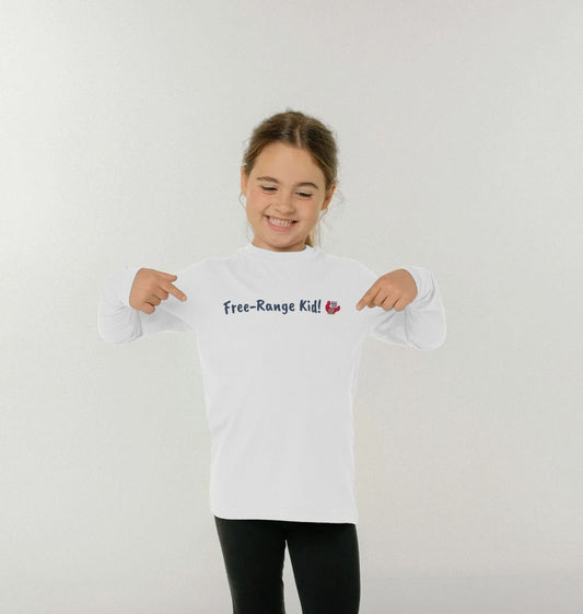 BHWT Free-Range Kid! Kids Unisex Long Sleeve T-Shirt