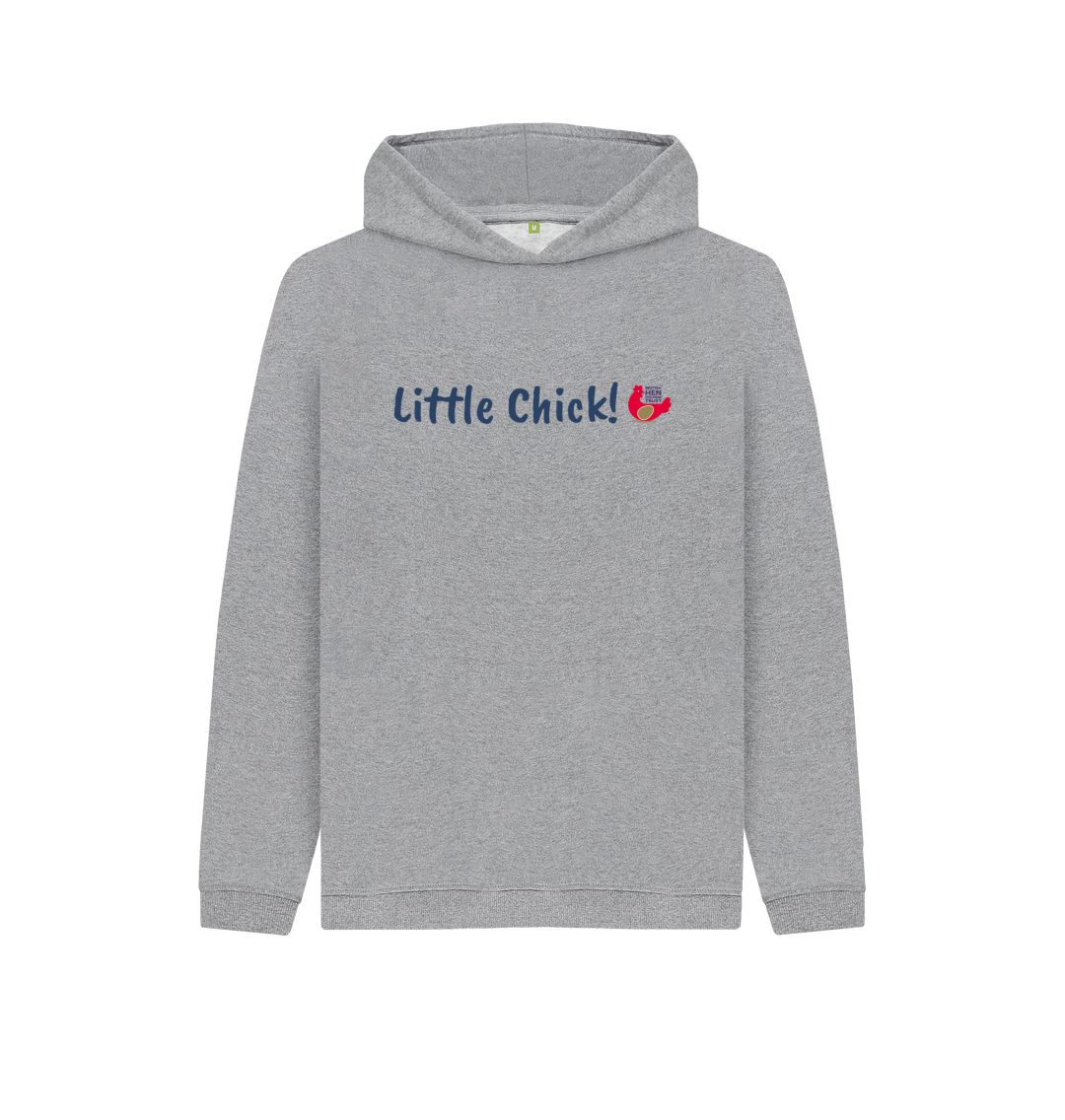 Athletic Grey Little Chick! Kids Unisex Hoodie