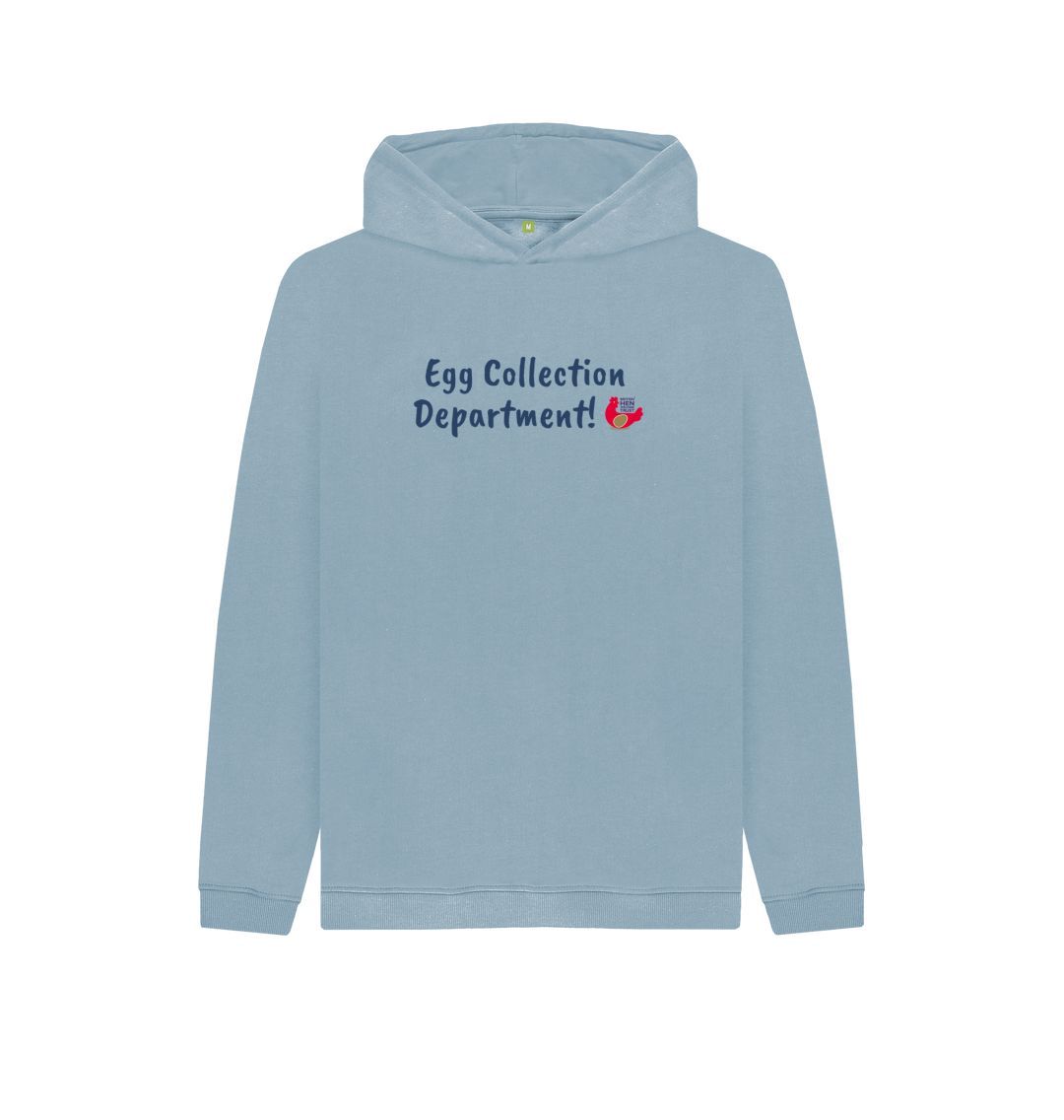 Stone Blue Egg Collection Department! Kids Unisex Hoodie