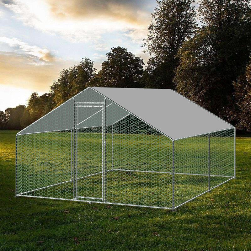 The Chicken House Company Metal Chicken Run - 3m x 3m 25mm frame