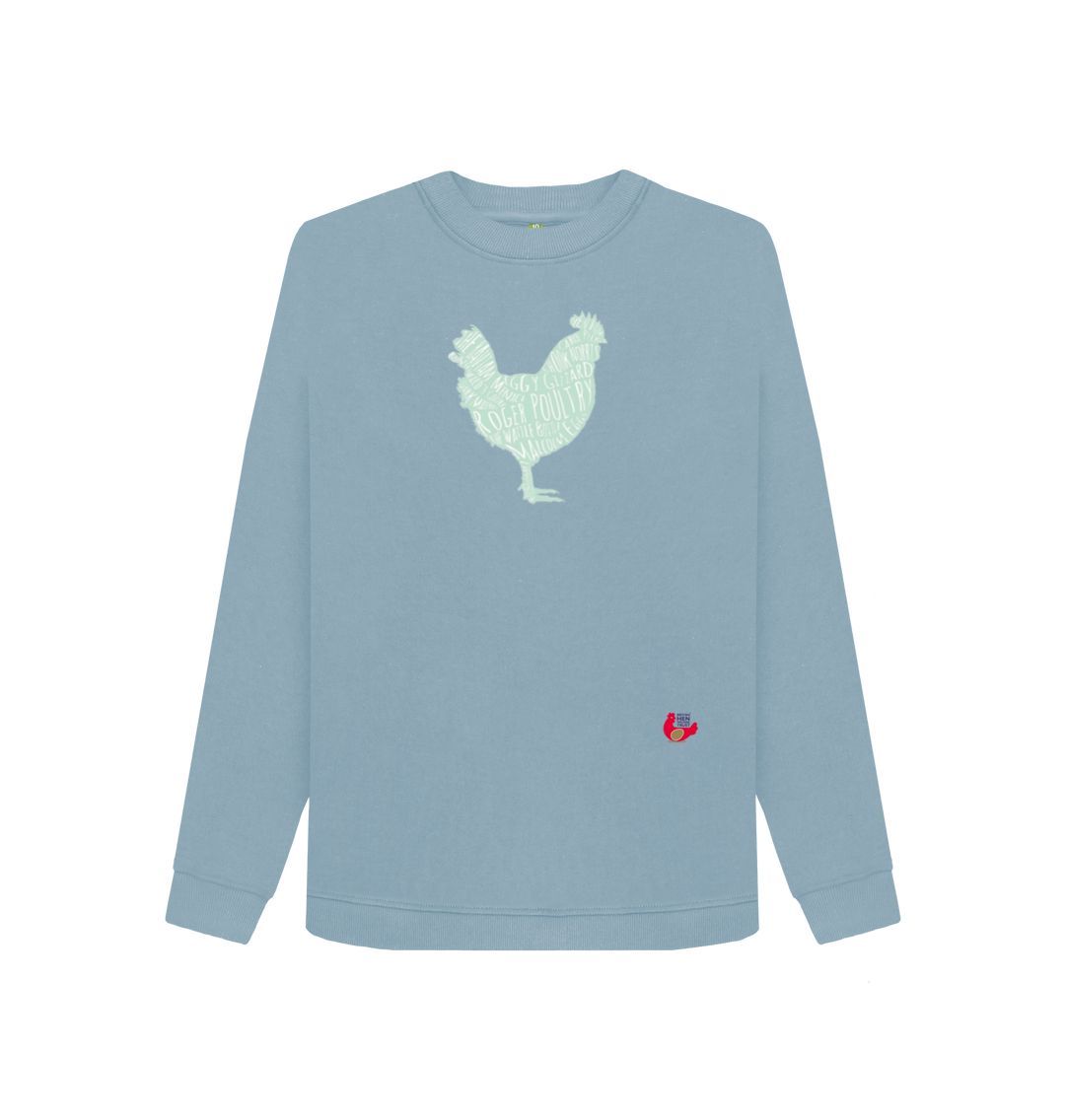 Stone Blue Bob Mortimer Blue Hen Women's Sweater