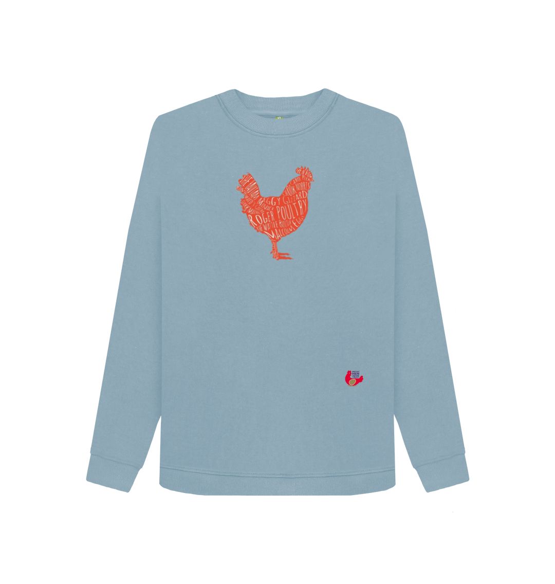 Stone Blue Bob Mortimer Red Hen Women's Sweater