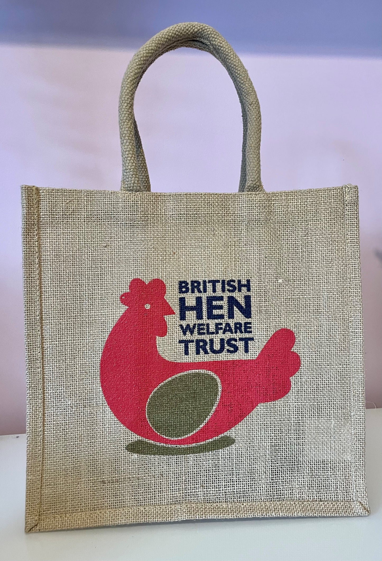 BHWT Short Handled Jute Bag