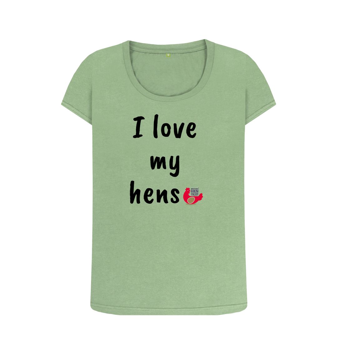 Sage I Love My Hens Top