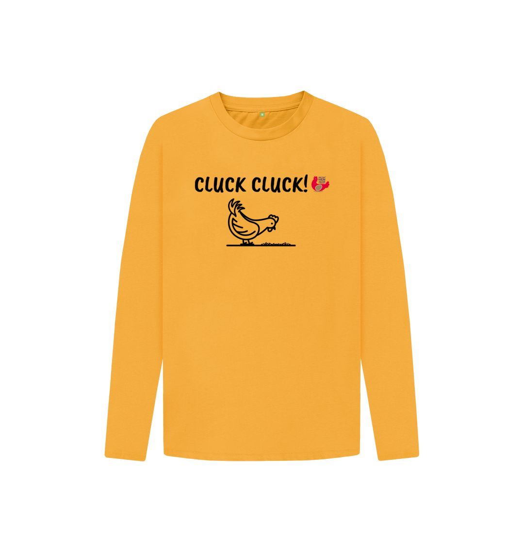 Mustard CLUCK CLUCK! Kids Unisex Long Sleeve T-Shirt