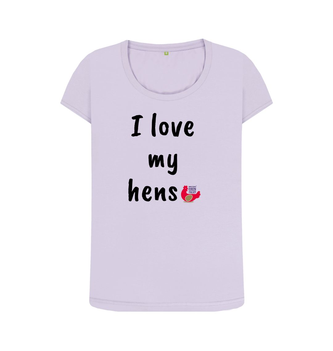 Violet I Love My Hens Top