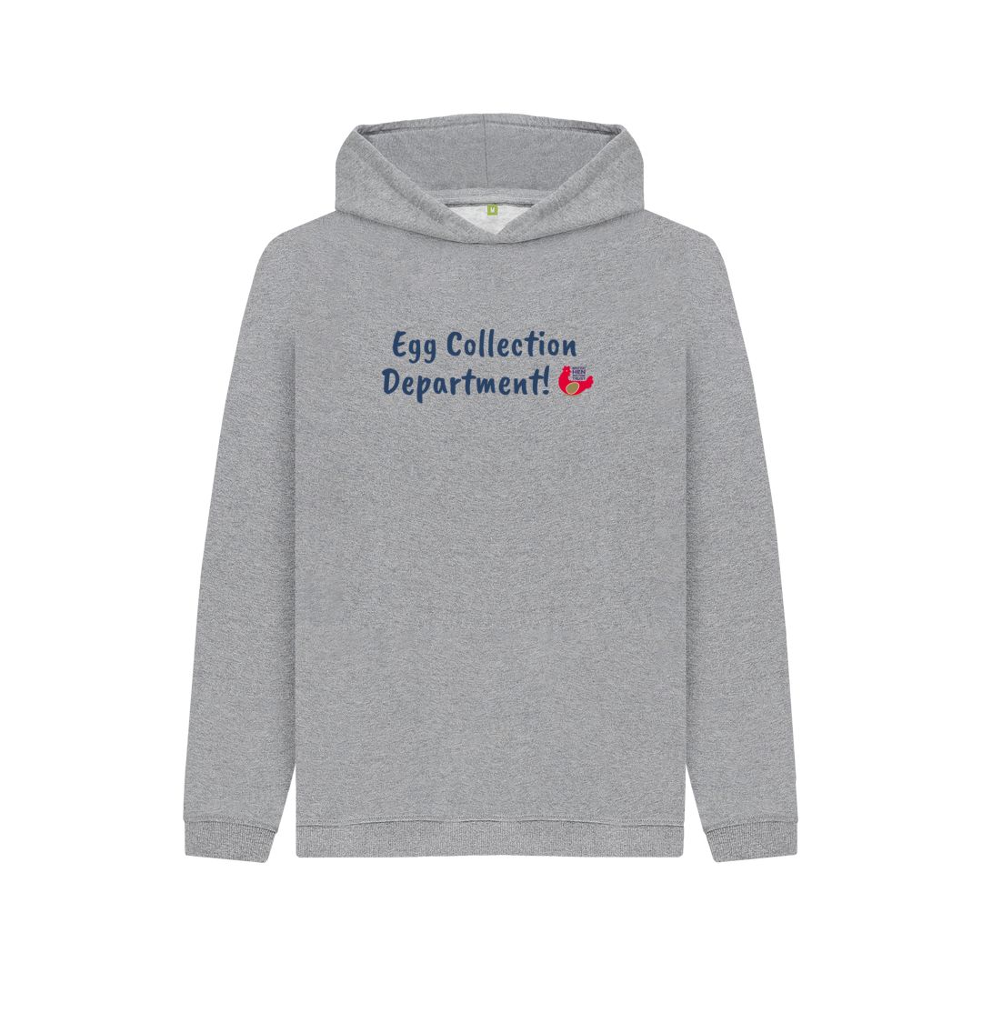 Athletic Grey Egg Collection Department! Kids Unisex Hoodie