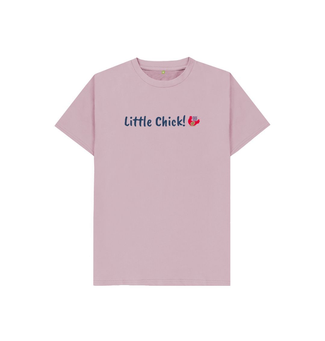 Mauve Little Chick! Kids Unisex Short Sleeve T-Shirt