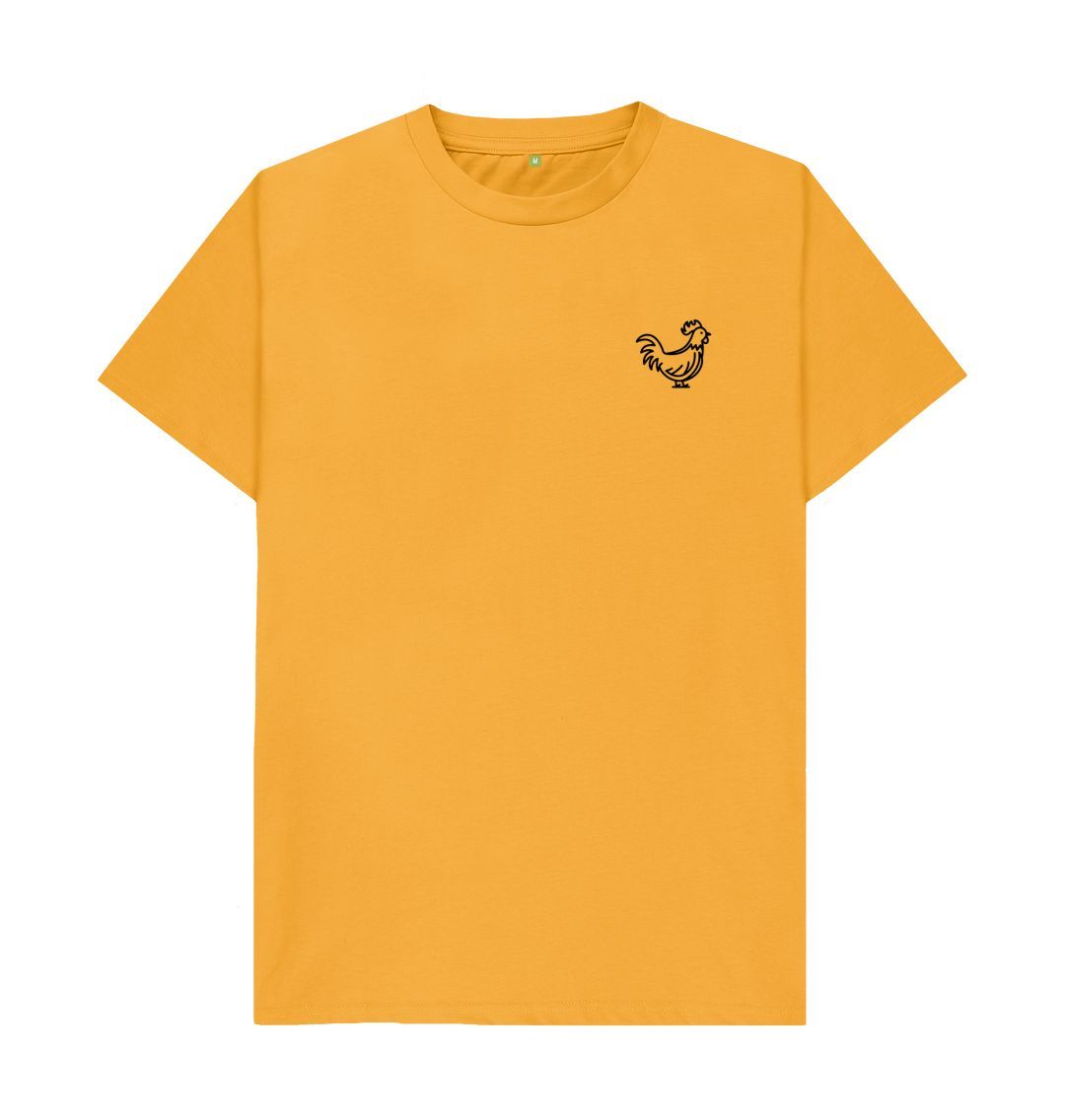 Mustard Cockerel Small Logo - Black