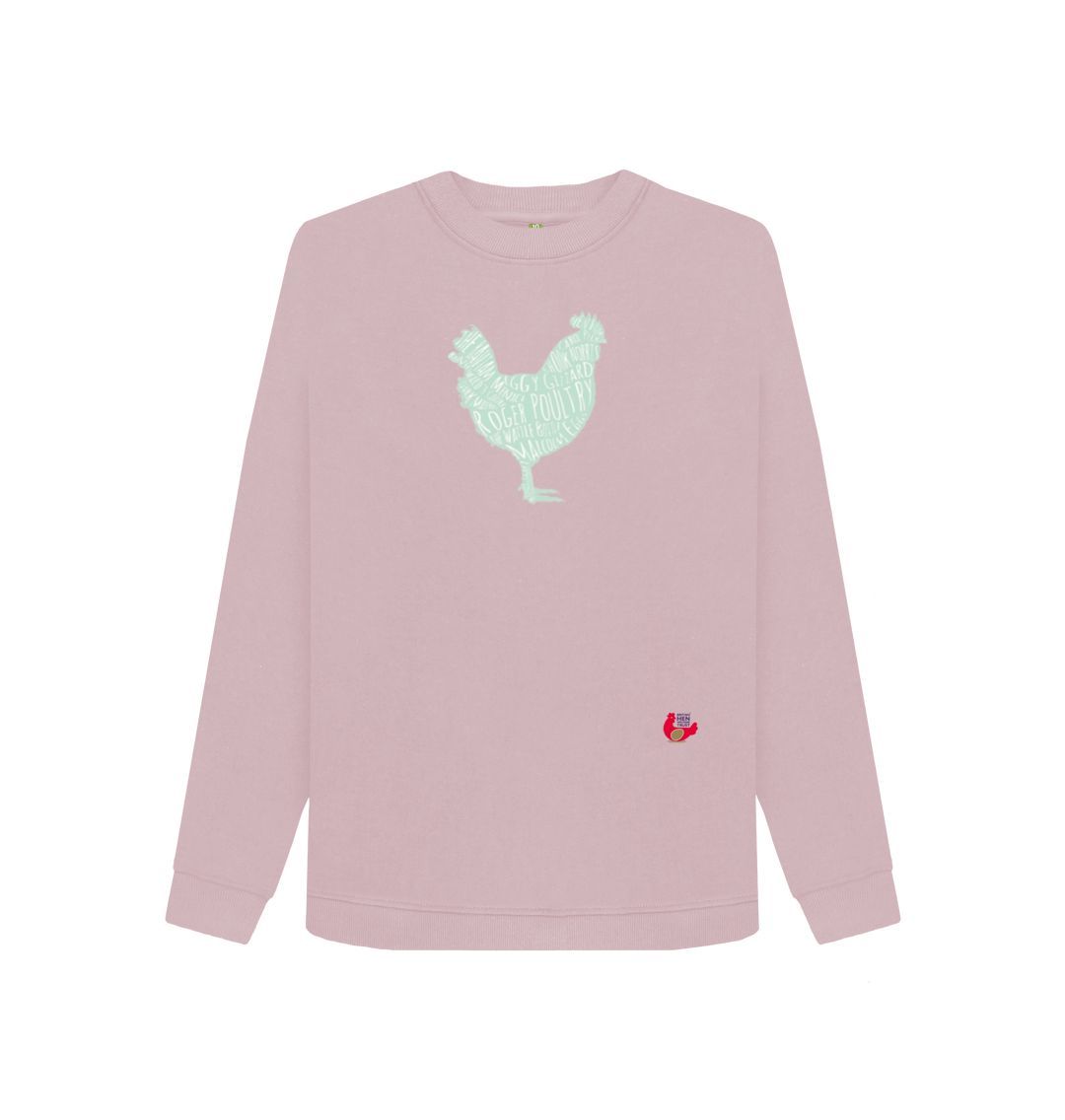 Mauve Bob Mortimer Blue Hen Women's Sweater