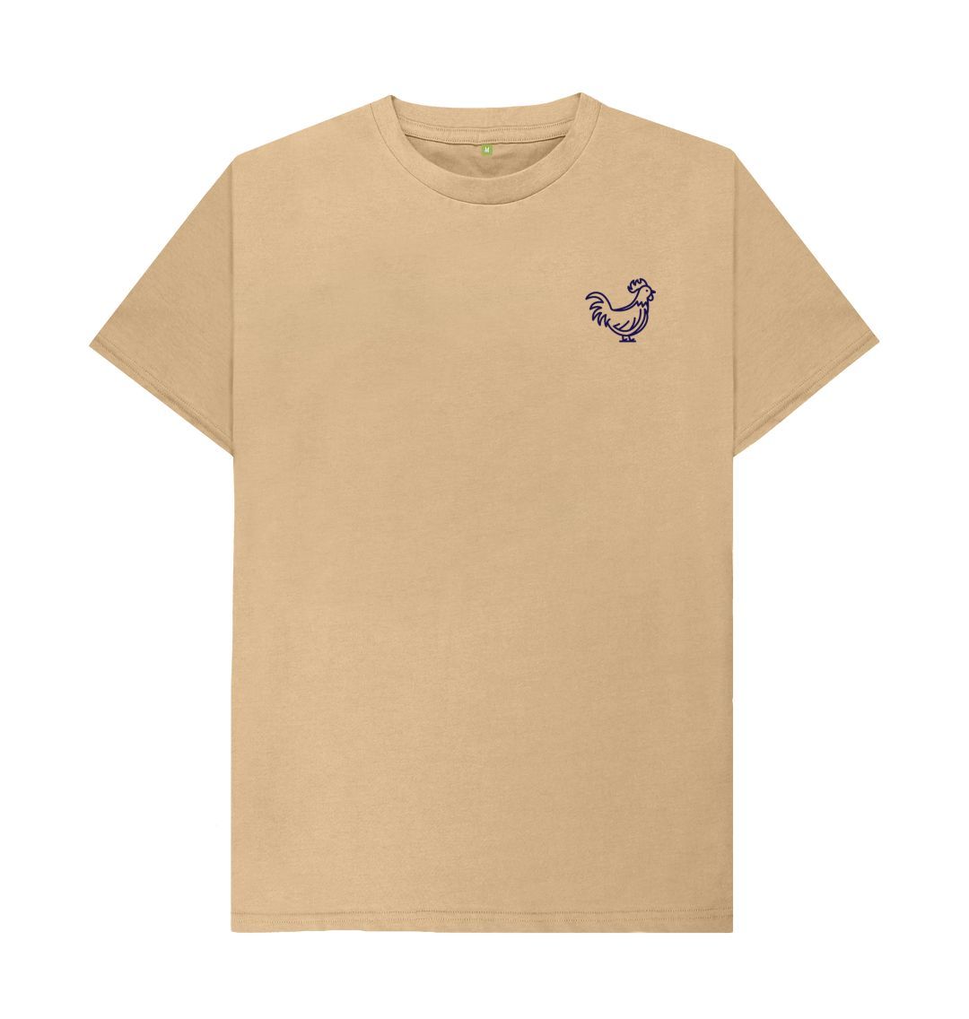 Sand Cockerel Small Logo - Blue