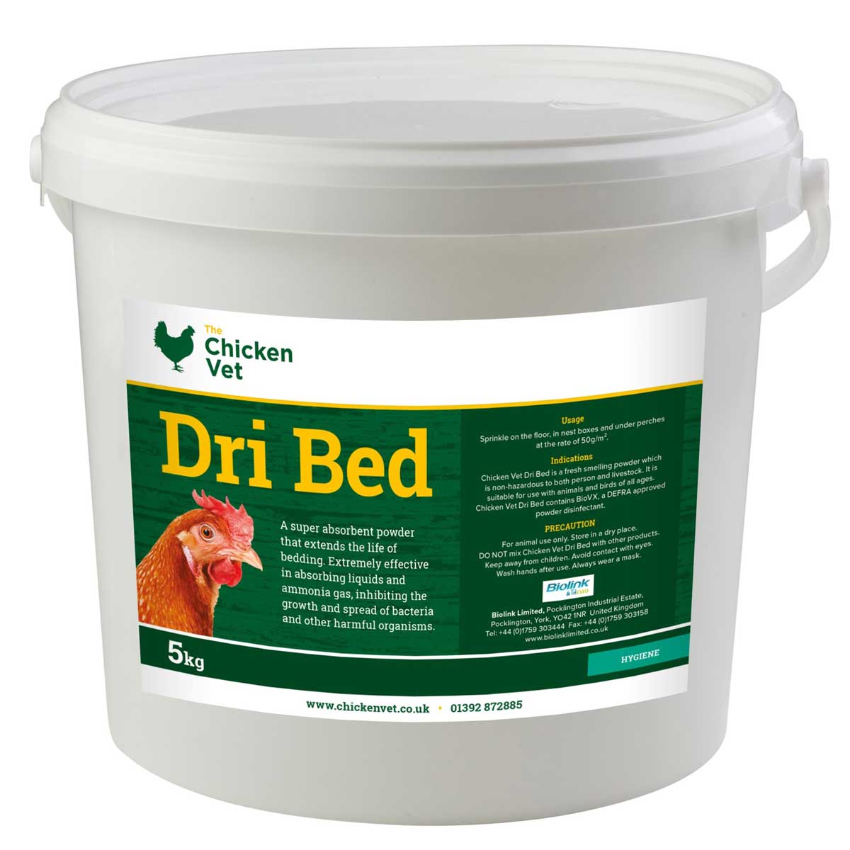 The Chicken Vet Dri Bed 5kg