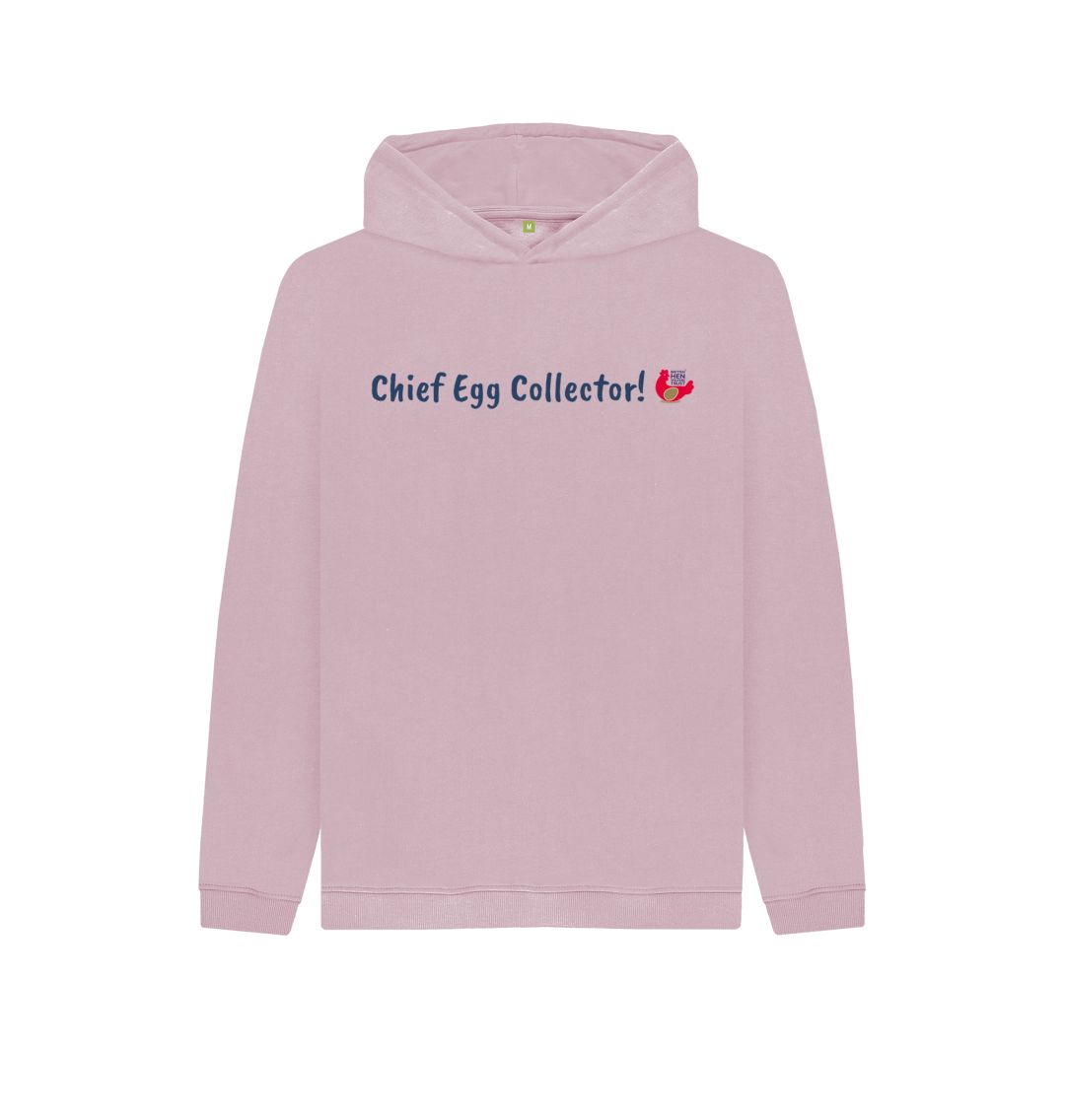 Mauve Chief Egg Collector! Kids Unisex Hoodie