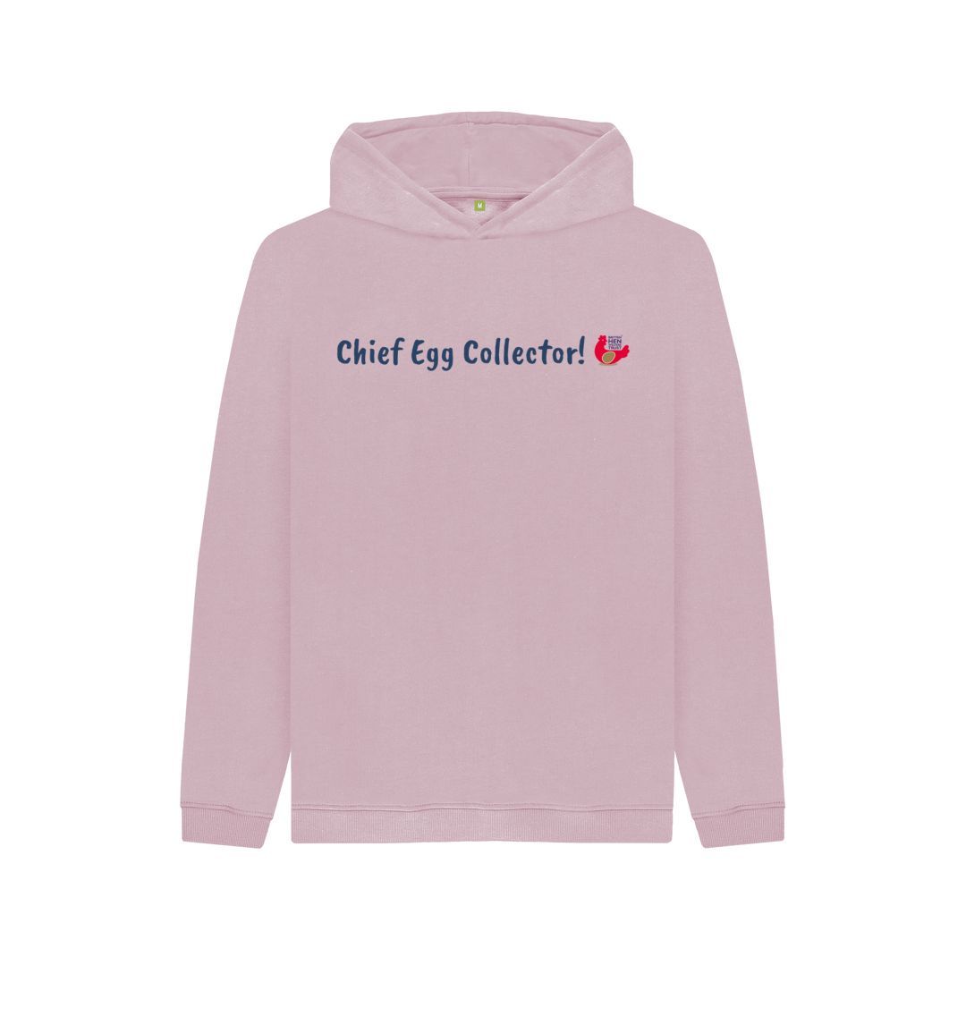 Mauve Chief Egg Collector! Kids Unisex Hoodie