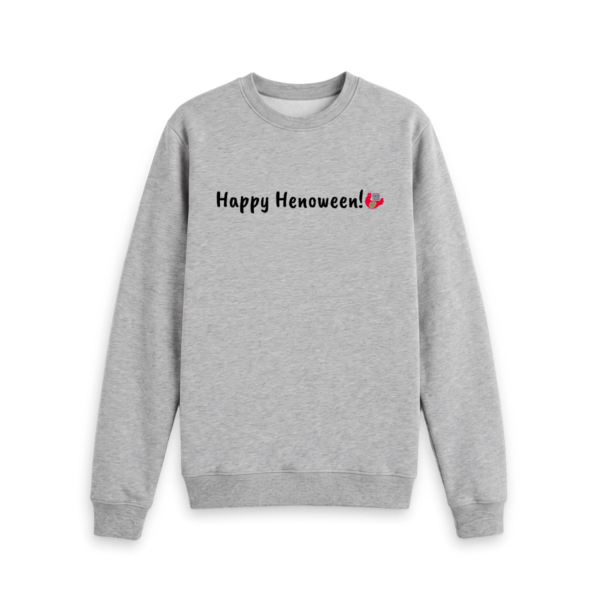 Light Heather Printed Sweater Front