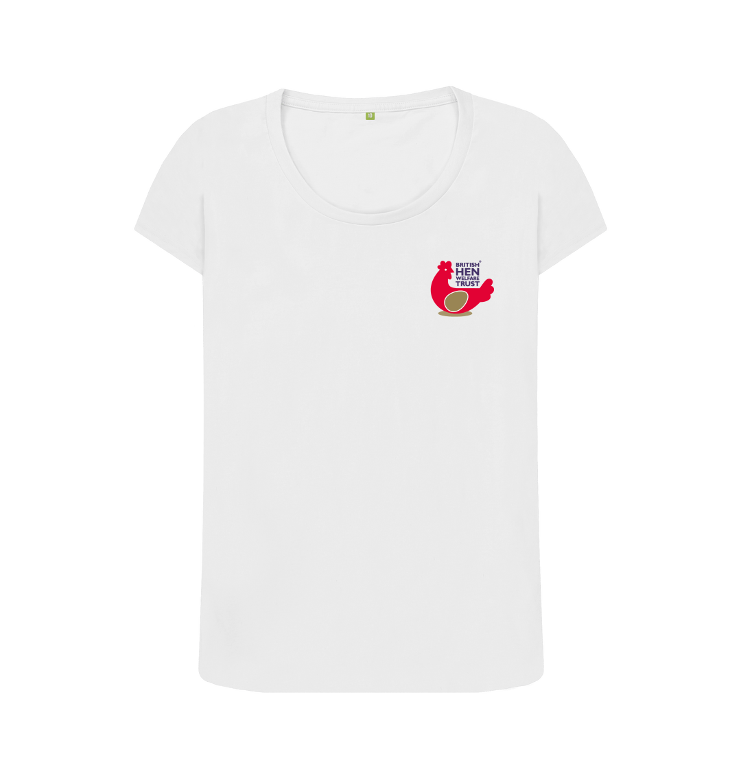 White Printed T-shirt Front