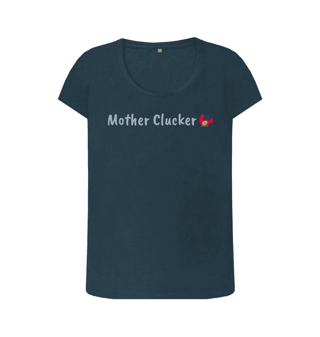 Denim Blue Printed T-shirt Front
