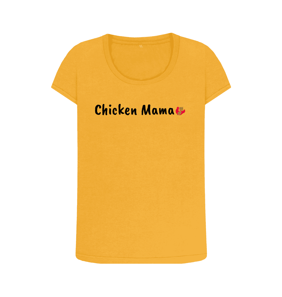 Mustard Printed T-shirt Front