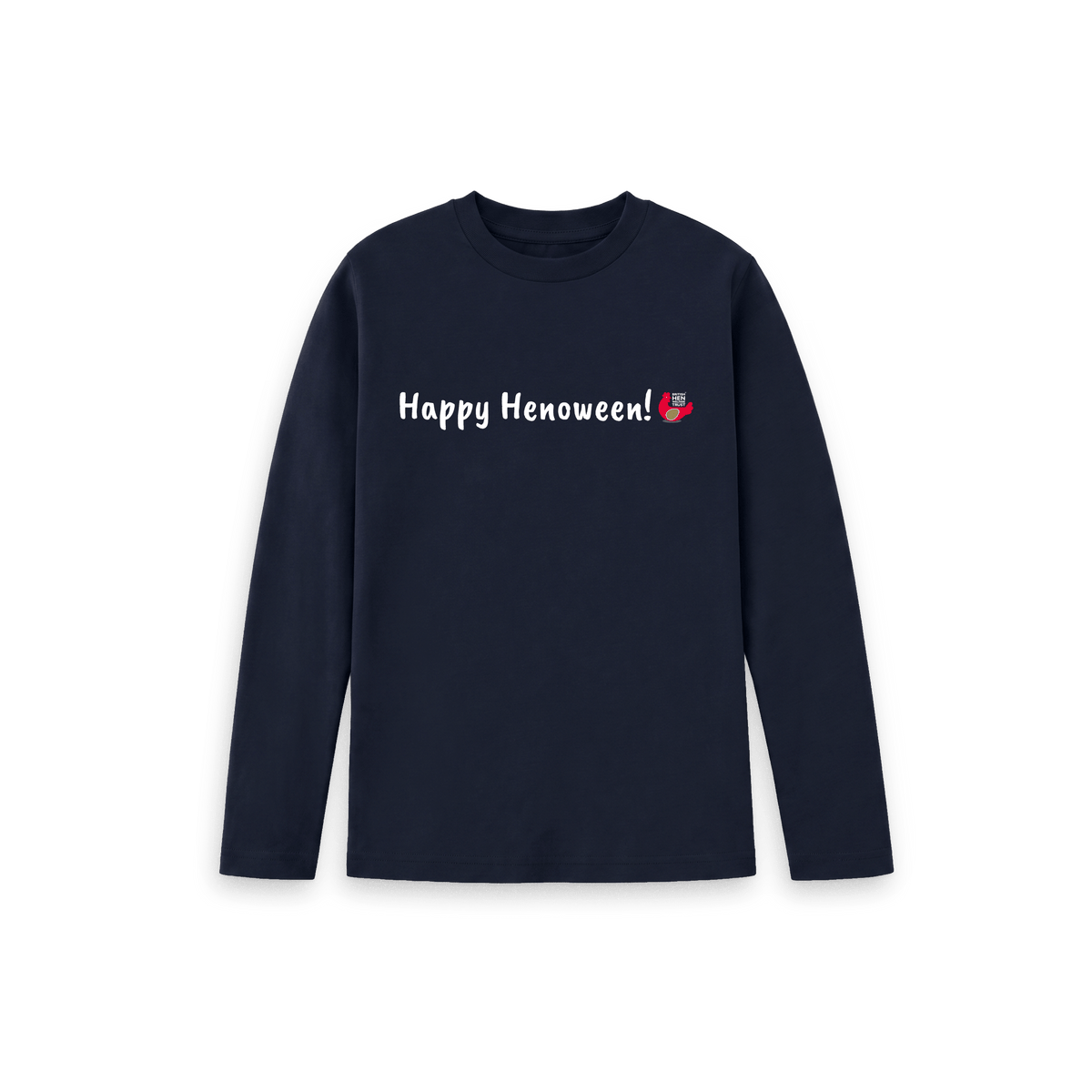 Navy Blue Printed Kids T-Shirt Front