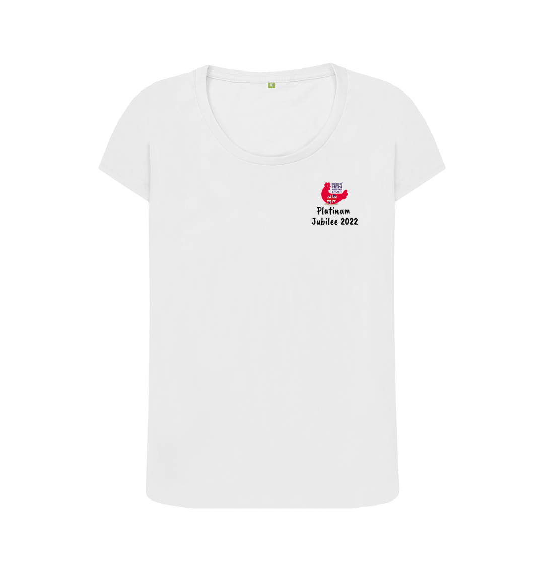 White Printed T-shirt Front