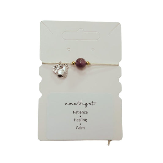 Global 1st Fully Adjustable Gemstone Wristlets With Hen Charm