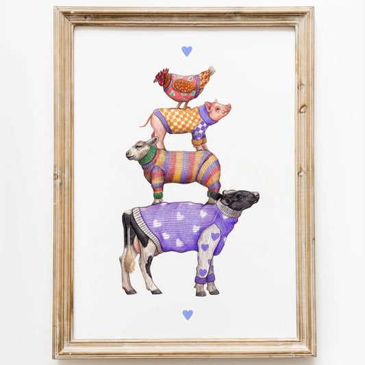 Beth Goodwin Designs Farm Animals Wall Art