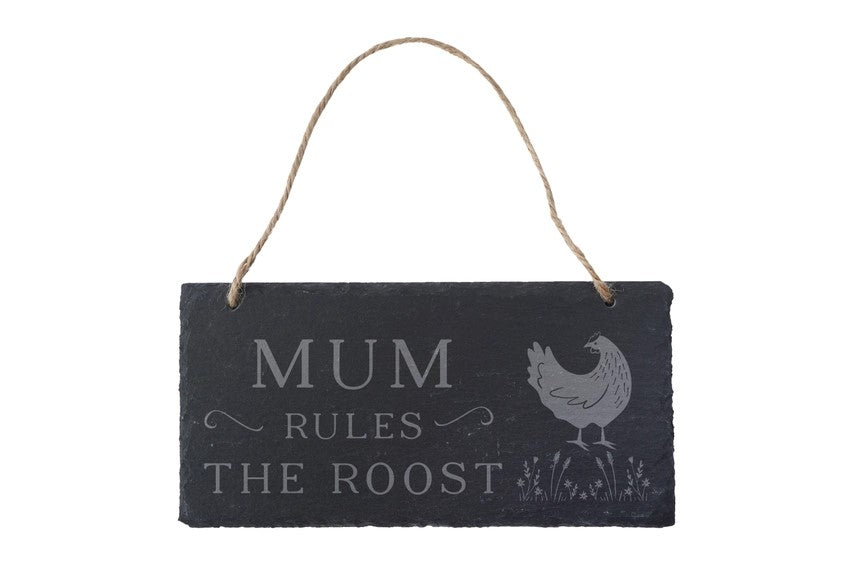 CGB Giftware 'Mum Rules the Roost' Slate Hanger