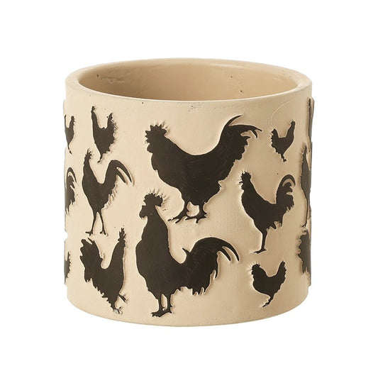 Heaven Sends Chicken Design Cement Pot - Various Sizes