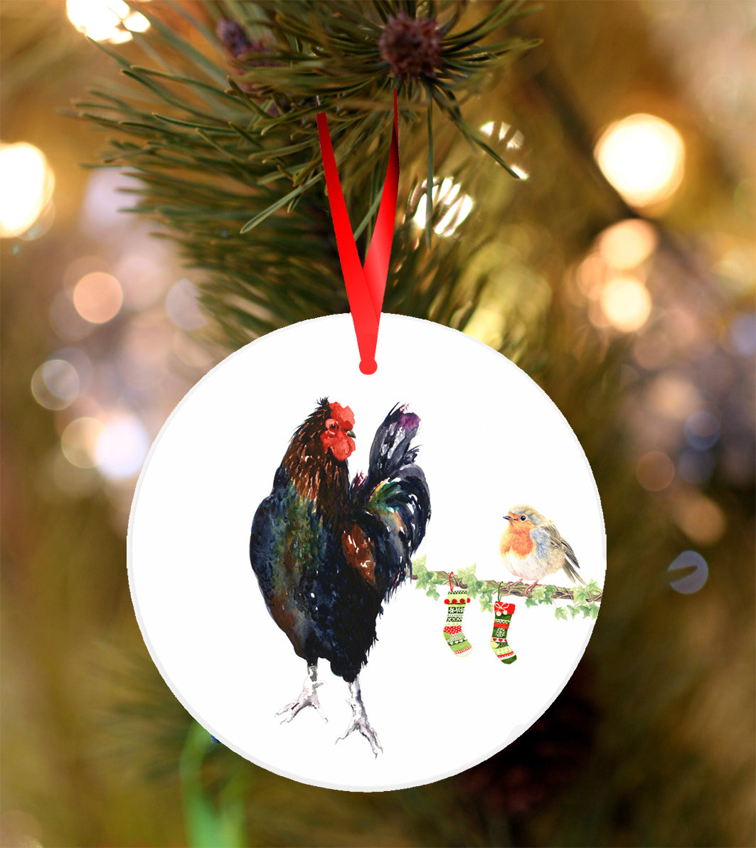 Field and Fur Gifts Ceramic Christmas Tree Decorations