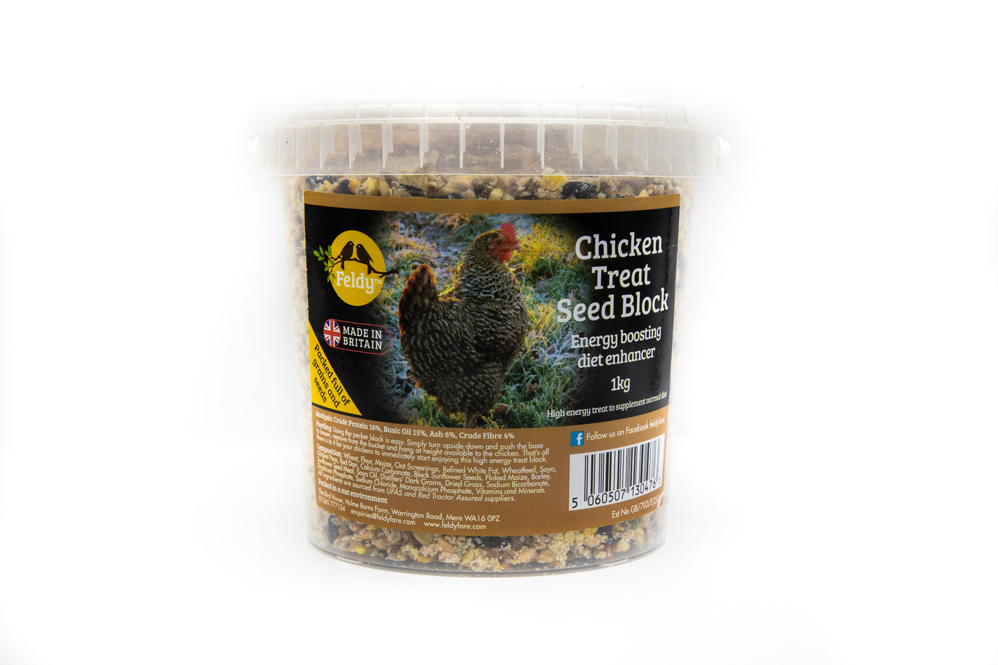 Feldy Chicken Treat Seeded Pecker Block