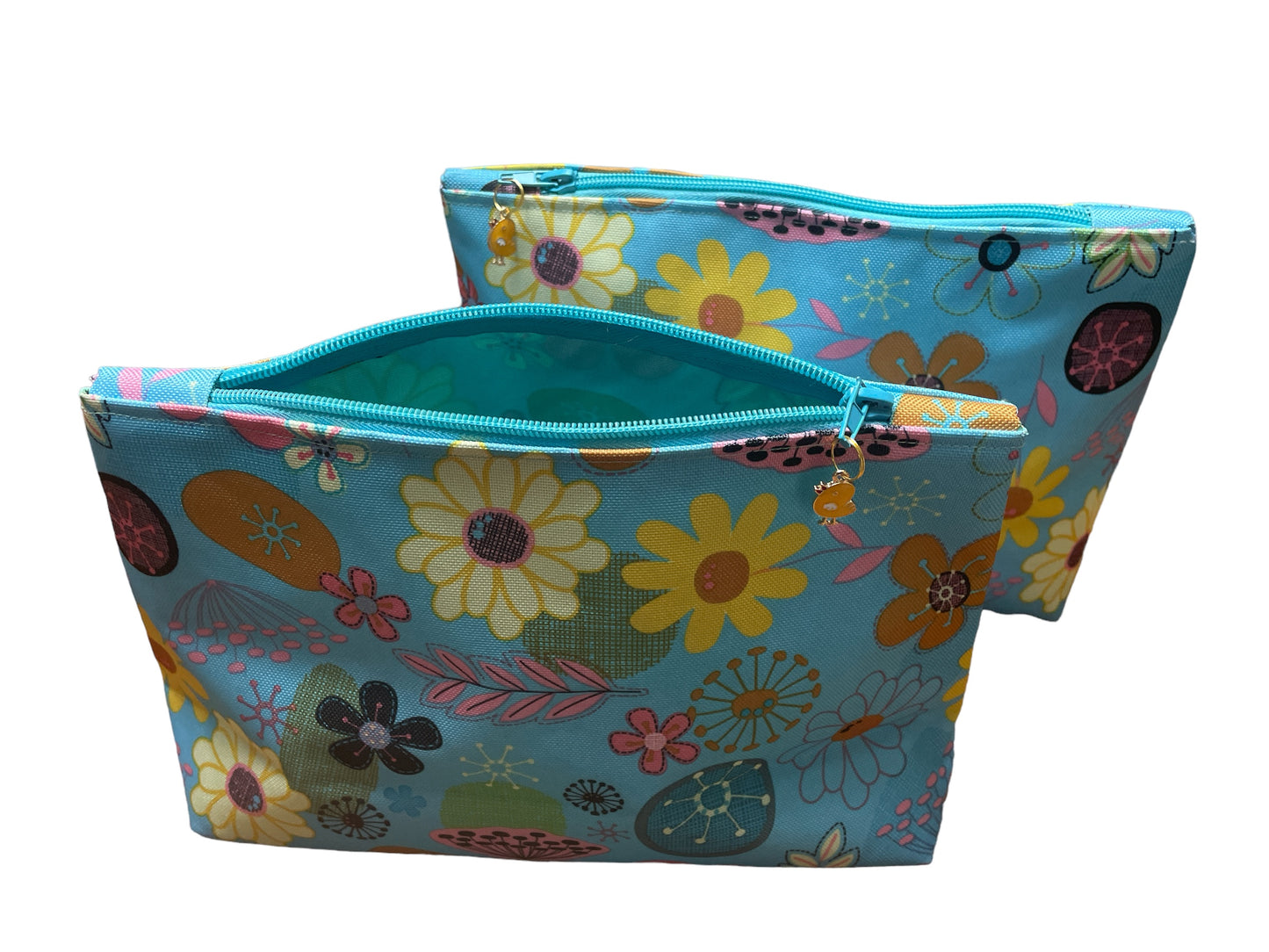 Henmade For You Retro Floral Canvas Wash Bags