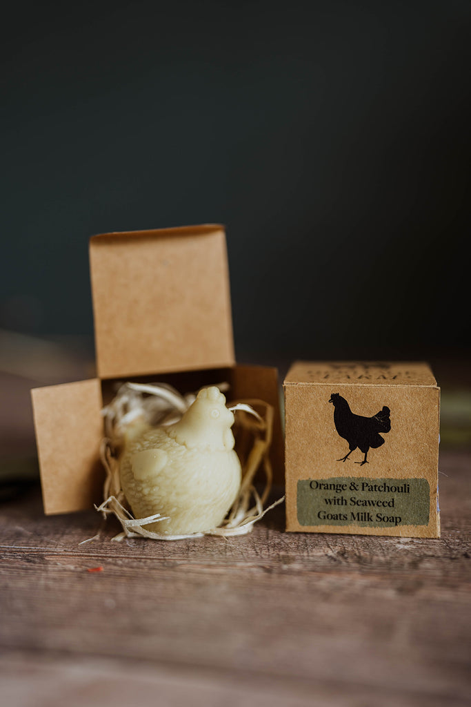 The Heritage Farm Chicken-Shaped Goats Milk Soaps